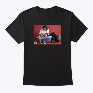 lionel messi bathing baby lamine yamal shirt iconic football heritage tee