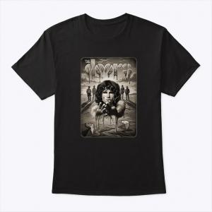 salvador dali jim morrison break on through shirt surrealist rock art tee