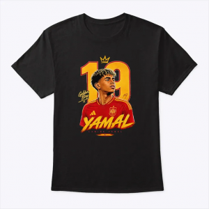 lamine yamal spain soccer world cup 2026 shirt spanish football prodigy tee