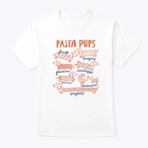 pasta pups dachshund spaghetti t shirt