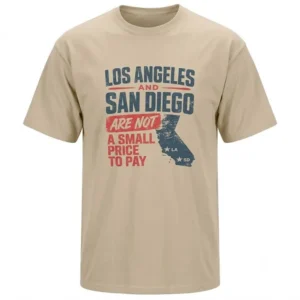 la san diego not a small price to pay california map t shirt