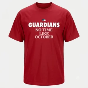 no time like october cleveland guardians 2026 postseason t shirt
