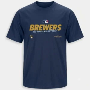 no time like october shirt milwaukee brewers 2026 postseason tee